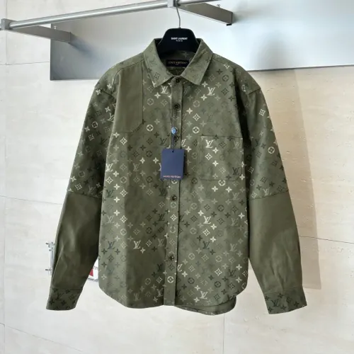 Wholesale Louis Vuitton LV Shirts Long Sleeved For Unisex #1400566 $92.00 USD, Wholesale Quality Replica Louis Vuitton LV Shirts