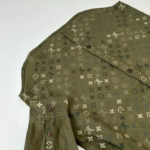 Replica Louis Vuitton LV Shirts Long Sleeved For Unisex #1400566 $92.00 USD for Wholesale