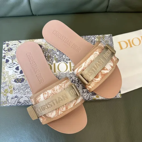 Replica Christian Dior Slippers For Women #1400635 $80.00 USD for Wholesale