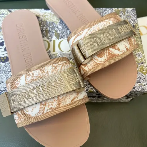 Replica Christian Dior Slippers For Women #1400635 $80.00 USD for Wholesale