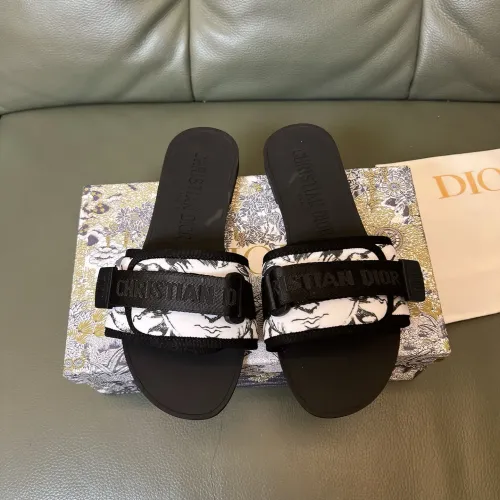 Replica Christian Dior Slippers For Women #1400638 $80.00 USD for Wholesale