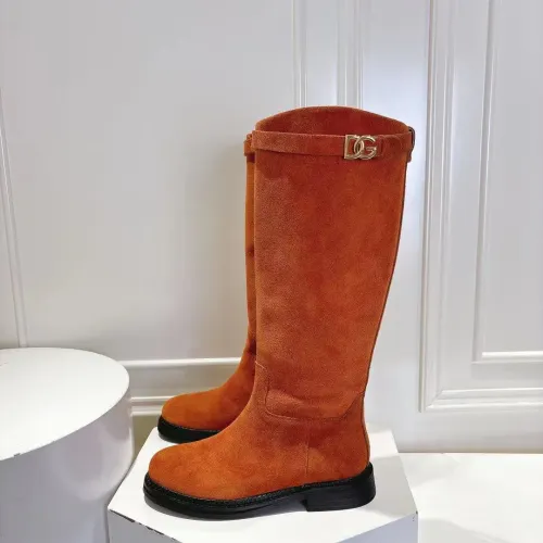Wholesale Dolce &amp; Gabbana D&amp;G Boots For Women #1400736 $145.00 USD, Wholesale Quality Replica Dolce &amp; Gabbana D&amp;G Boots