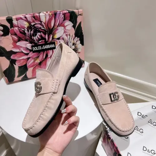 Wholesale Dolce &amp; Gabbana D&amp;G Leather Shoes For Women #1400752 $118.00 USD, Wholesale Quality Replica Dolce &amp; Gabbana D&amp;G Leather Shoes