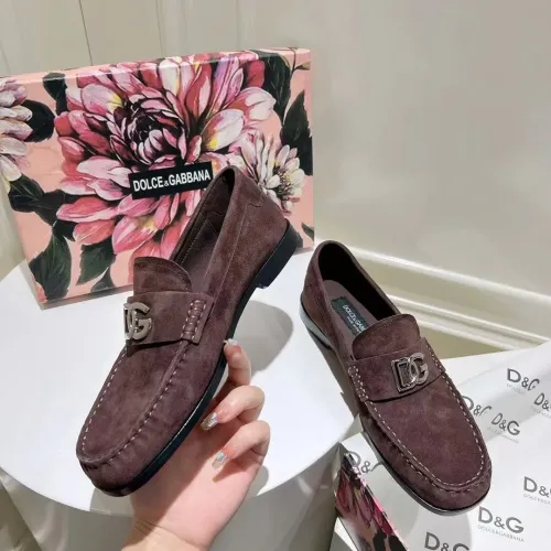 Wholesale Dolce &amp; Gabbana D&amp;G Leather Shoes For Women #1400754 $118.00 USD, Wholesale Quality Replica Dolce &amp; Gabbana D&amp;G Leather Shoes
