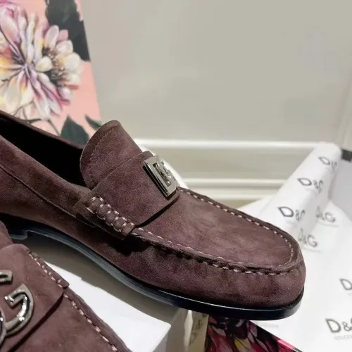 Replica Dolce & Gabbana D&G Leather Shoes For Women #1400754 $118.00 USD for Wholesale