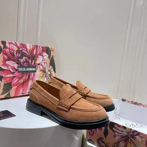 Wholesale Dolce &amp; Gabbana D&amp;G Leather Shoes For Women #1400757 $122.00 USD, Wholesale Quality Replica Dolce &amp; Gabbana D&amp;G Leather Shoes