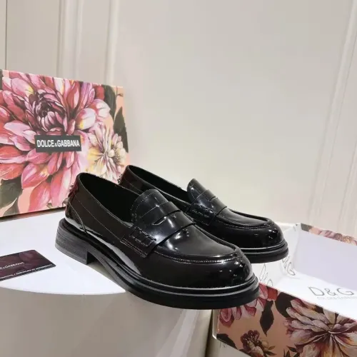 Wholesale Dolce &amp; Gabbana D&amp;G Leather Shoes For Women #1400759 $122.00 USD, Wholesale Quality Replica Dolce &amp; Gabbana D&amp;G Leather Shoes