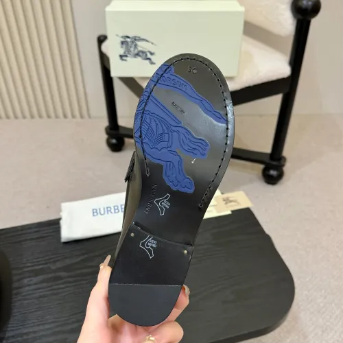 Replica Burberry Leather Shoes For Women #1400777 $112.00 USD for Wholesale