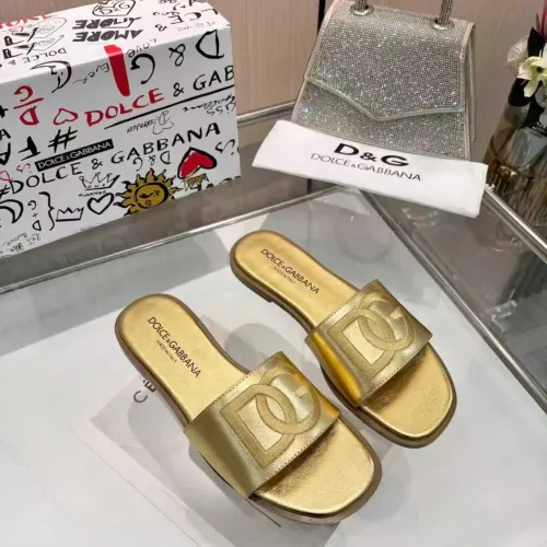 Wholesale Dolce &amp; Gabbana D&amp;G Slippers For Women #1400790 $82.00 USD, Wholesale Quality Replica Dolce &amp; Gabbana D&amp;G Slippers