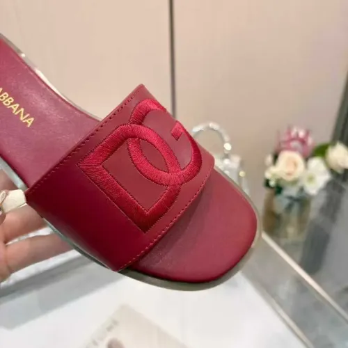 Replica Dolce & Gabbana D&G Slippers For Women #1400793 $82.00 USD for Wholesale