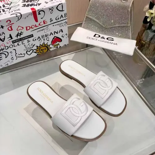 Wholesale Dolce &amp; Gabbana D&amp;G Slippers For Women #1400794 $82.00 USD, Wholesale Quality Replica Dolce &amp; Gabbana D&amp;G Slippers