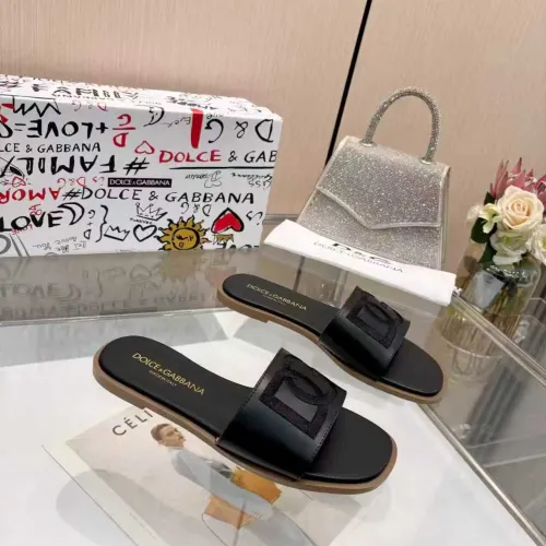 Replica Dolce & Gabbana D&G Slippers For Women #1400795 $82.00 USD for Wholesale