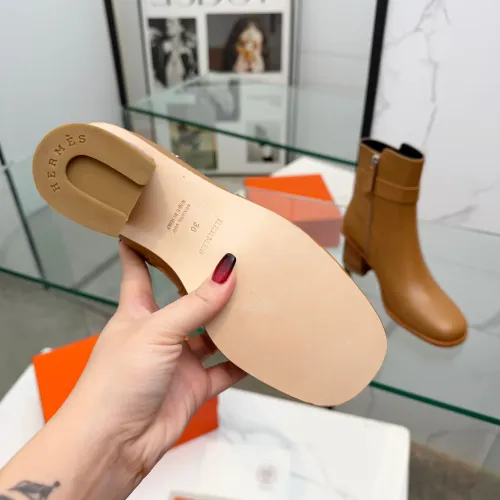 Replica Hermes Boots For Women #1400804 $145.00 USD for Wholesale