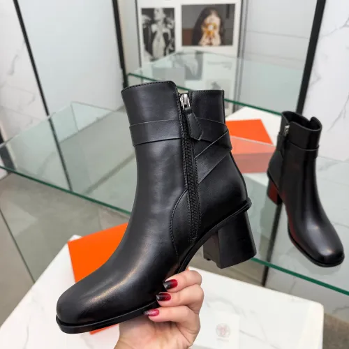 Replica Hermes Boots For Women #1400805 $145.00 USD for Wholesale
