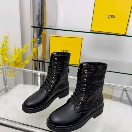 Wholesale Fendi Fashion Boots For Women #1400814 $118.00 USD, Wholesale Quality Replica Fendi Fashion Boots