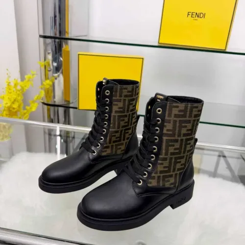 Wholesale Fendi Fashion Boots For Women #1400815 $118.00 USD, Wholesale Quality Replica Fendi Fashion Boots