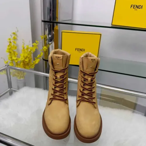 Replica Fendi Fashion Boots For Women #1400816 $125.00 USD for Wholesale