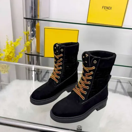 Wholesale Fendi Fashion Boots For Women #1400817 $125.00 USD, Wholesale Quality Replica Fendi Fashion Boots