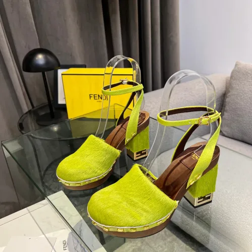 Wholesale Fendi Sandal For Women #1400830 $160.00 USD, Wholesale Quality Replica Fendi Sandal