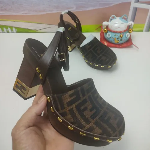 Wholesale Fendi Sandal For Women #1400836 $160.00 USD, Wholesale Quality Replica Fendi Sandal