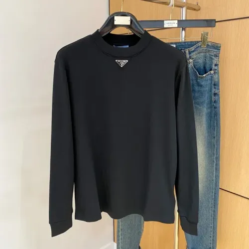 Wholesale Prada T-Shirts Long Sleeved For Unisex #1400847 $76.00 USD, Wholesale Quality Replica Prada T-Shirts