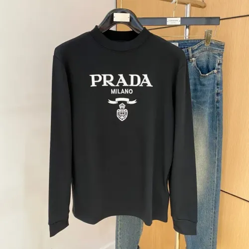 Wholesale Prada T-Shirts Long Sleeved For Unisex #1400849 $76.00 USD, Wholesale Quality Replica Prada T-Shirts