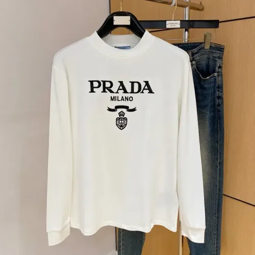 Wholesale Prada T-Shirts Long Sleeved For Unisex #1400850 $76.00 USD, Wholesale Quality Replica Prada T-Shirts