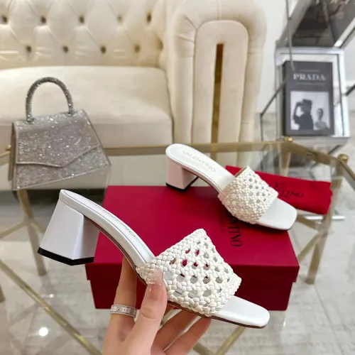 Replica Valentino Slippers For Women #1400856 $85.00 USD for Wholesale