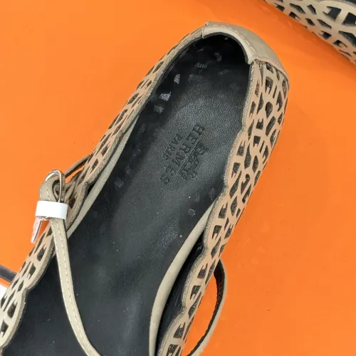 Replica Hermes Flat Shoes For Women #1400936 $112.00 USD for Wholesale