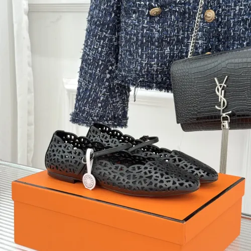 Replica Hermes Flat Shoes For Women #1400940 $112.00 USD for Wholesale