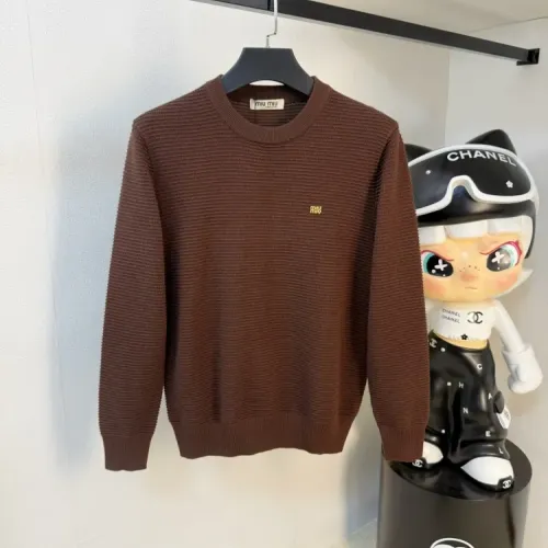 Wholesale MIU MIU Sweaters Long Sleeved For Unisex #1400945 $100.00 USD, Wholesale Quality Replica MIU MIU Sweaters