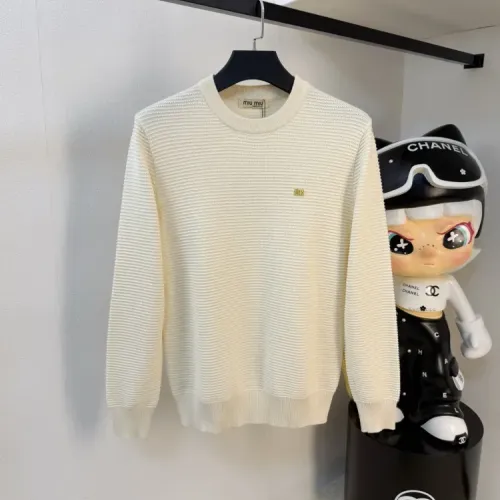 Wholesale MIU MIU Sweaters Long Sleeved For Unisex #1400947 $100.00 USD, Wholesale Quality Replica MIU MIU Sweaters