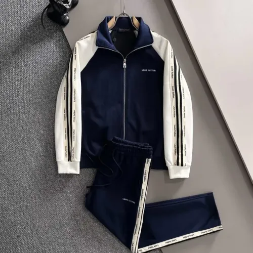 Wholesale Louis Vuitton LV Tracksuits Long Sleeved For Men #1401085 $125.00 USD, Wholesale Quality Replica Louis Vuitton LV Tracksuits