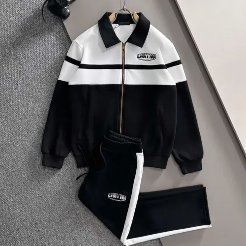 Wholesale Louis Vuitton LV Tracksuits Long Sleeved For Men #1401093 $125.00 USD, Wholesale Quality Replica Louis Vuitton LV Tracksuits