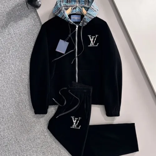 Wholesale Louis Vuitton LV Tracksuits Long Sleeved For Men #1401097 $125.00 USD, Wholesale Quality Replica Louis Vuitton LV Tracksuits