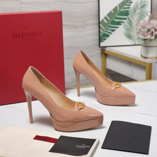 Replica Valentino High-Heeled Shoes For Women #1401128 $125.00 USD for Wholesale