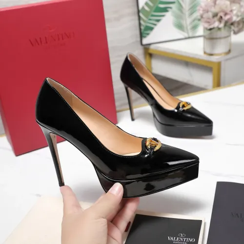 Replica Valentino High-Heeled Shoes For Women #1401130 $125.00 USD for Wholesale