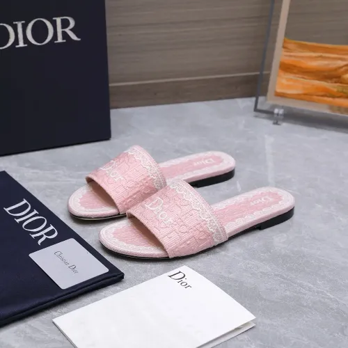 Wholesale Christian Dior Slippers For Women #1401135 $92.00 USD, Wholesale Quality Replica Christian Dior Slippers