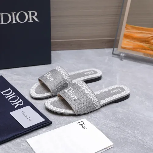Wholesale Christian Dior Slippers For Women #1401136 $92.00 USD, Wholesale Quality Replica Christian Dior Slippers