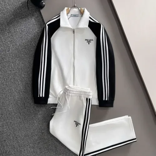 Wholesale Prada Tracksuits Long Sleeved For Men #1401139 $125.00 USD, Wholesale Quality Replica Prada Tracksuits