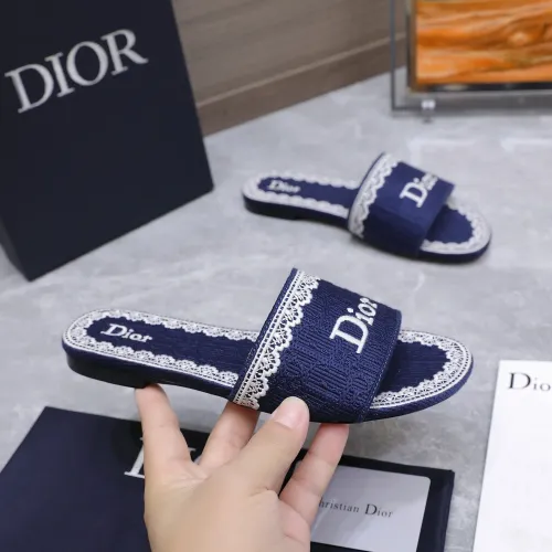 Replica Christian Dior Slippers For Women #1401140 $92.00 USD for Wholesale