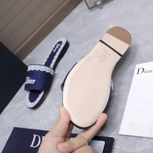 Replica Christian Dior Slippers For Women #1401140 $92.00 USD for Wholesale