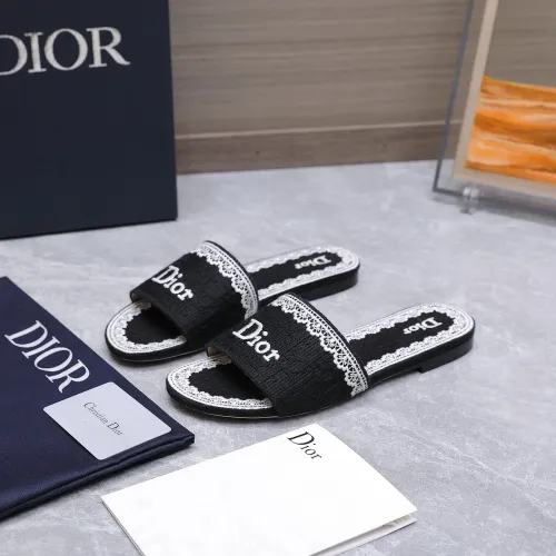 Wholesale Christian Dior Slippers For Women #1401143 $92.00 USD, Wholesale Quality Replica Christian Dior Slippers
