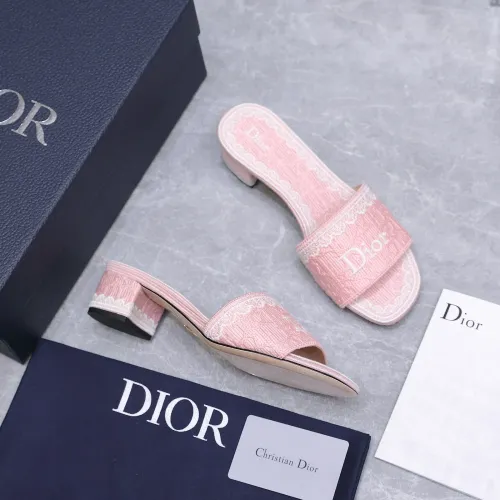 Replica Christian Dior Slippers For Women #1401147 $92.00 USD for Wholesale