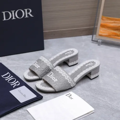 Wholesale Christian Dior Slippers For Women #1401148 $92.00 USD, Wholesale Quality Replica Christian Dior Slippers