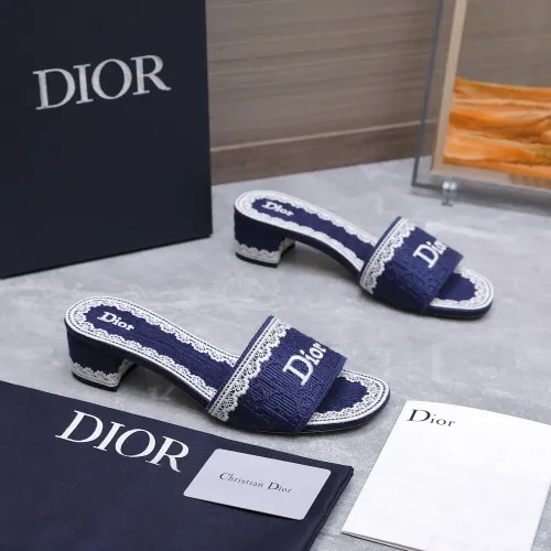 Replica Christian Dior Slippers For Women #1401149 $92.00 USD for Wholesale