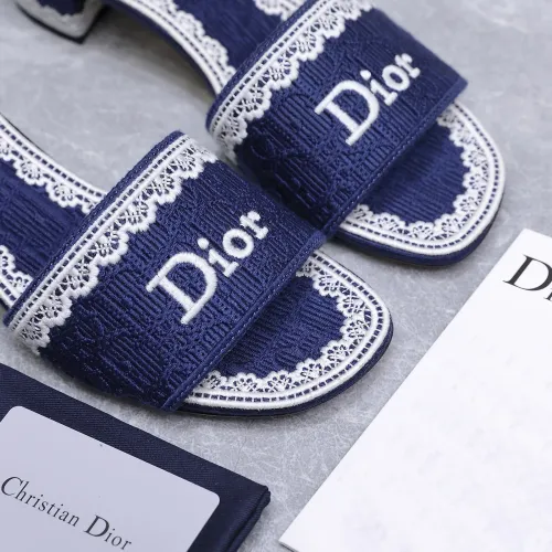 Replica Christian Dior Slippers For Women #1401149 $92.00 USD for Wholesale