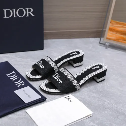 Wholesale Christian Dior Slippers For Women #1401150 $92.00 USD, Wholesale Quality Replica Christian Dior Slippers