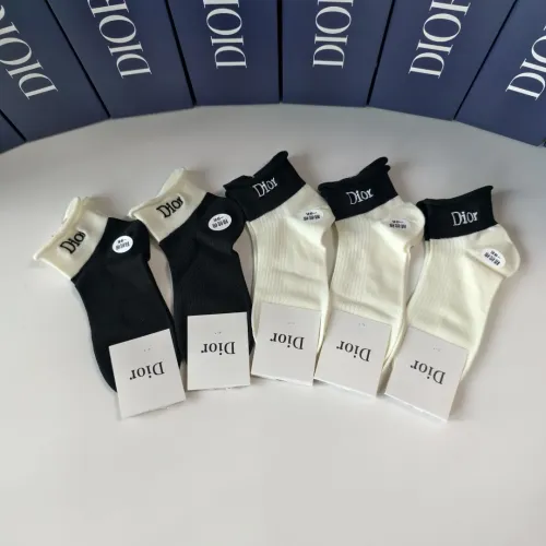Replica Christian Dior Socks #1401174 $29.00 USD for Wholesale