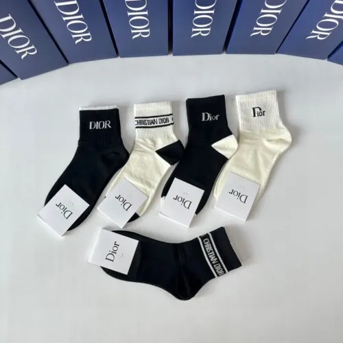 Replica Christian Dior Socks #1401182 $27.00 USD for Wholesale